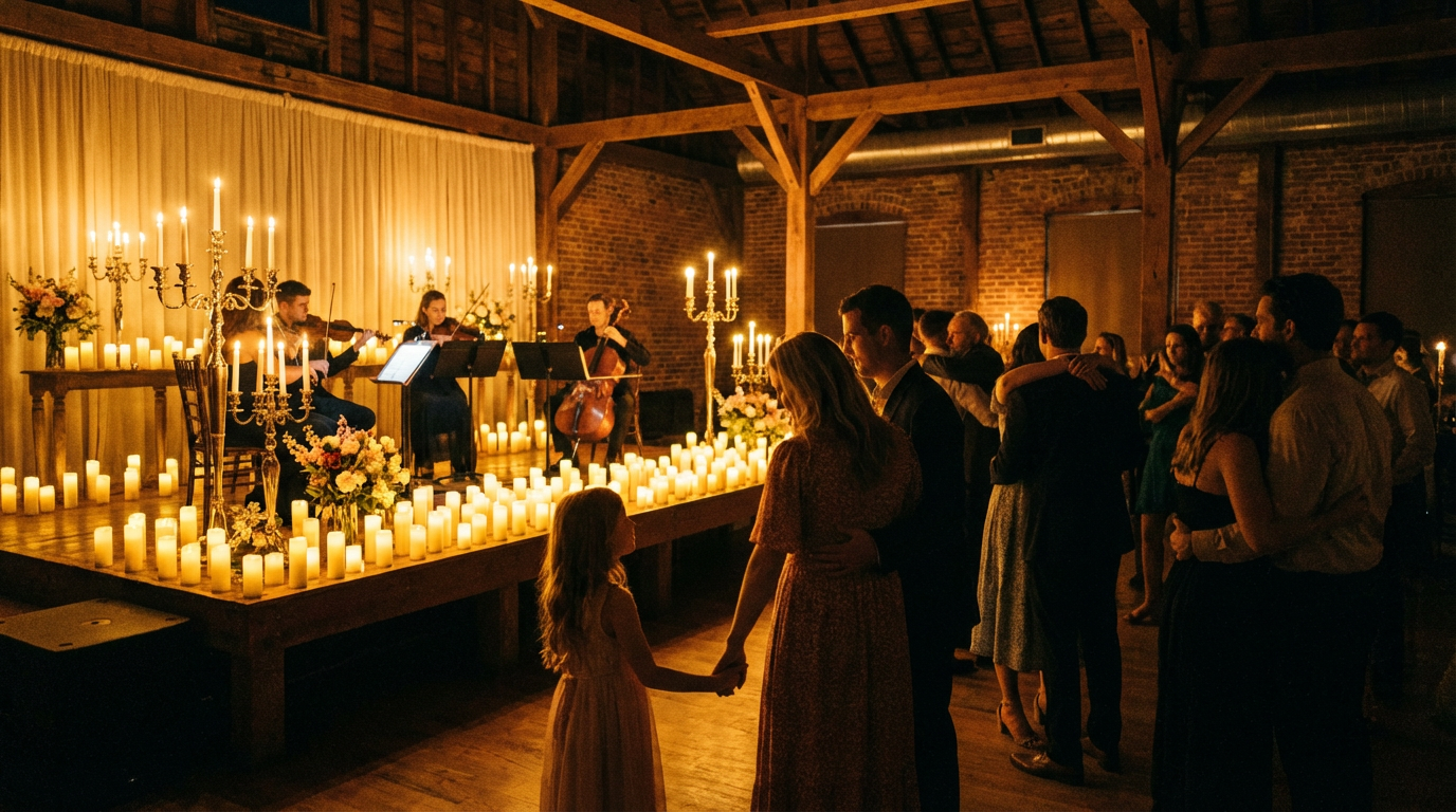 Candlelight concert and live music — Mother's Day experiences in the USA